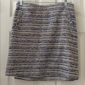 Loft pocketed mini twill skirt
